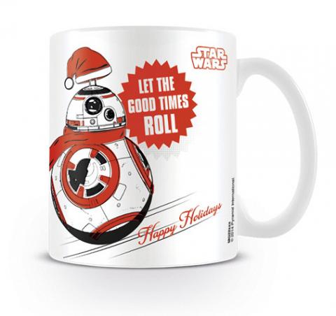 Star Wars BB8 Let the Good Times Roll Xmas Mug