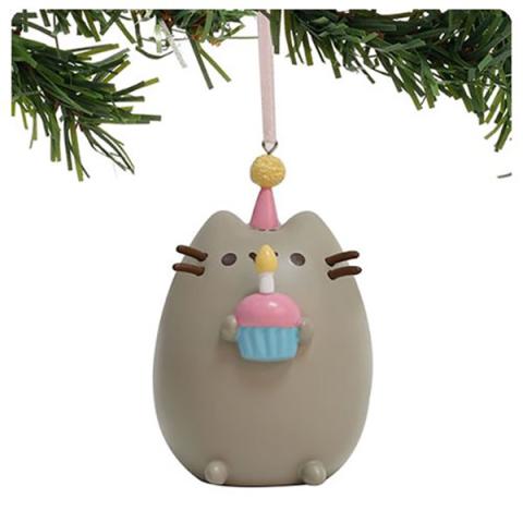 Pusheen the Cat Happy Birthday Ornament