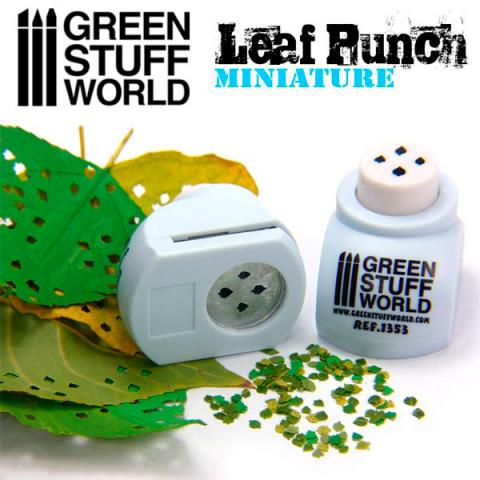 Miniature Leaf Punch Very LIGHT BLUE
