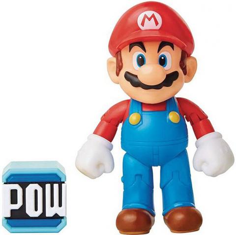 Super Mario Chibi Mario with Brick Figure (World of Nintendo)