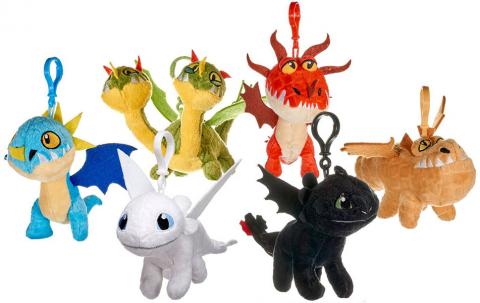 How to Train Your Dragon 3 Plush Keychain 10 cm