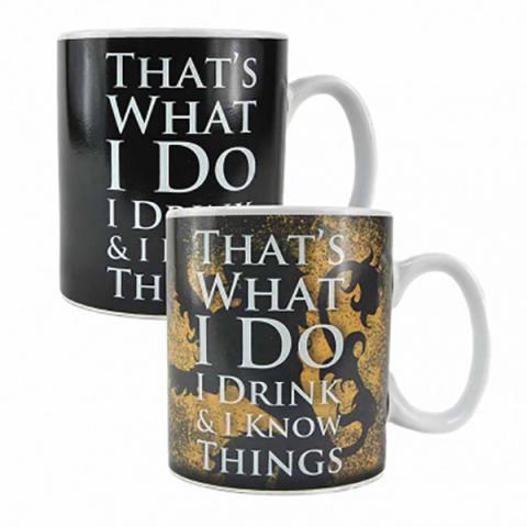 Heat Changing Mug: Tyrion Lannister I Drink & I Know Things