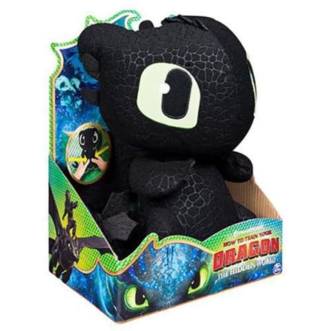 The Hidden World Squeeze and Growl Toothless Plush