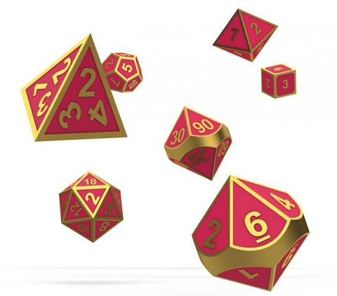 RPG Set Metal Glow in the Dark - Golden Princess (7)