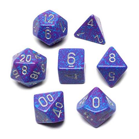 Speckled Silver Tetra (set of 7 dice)