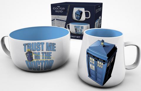 Breakfast Set Tardis