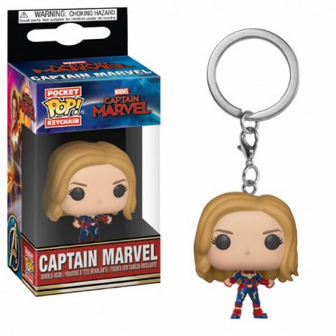 Captain Marvel Unmasked Pop! Vinyl Figure Keychain