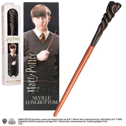 Neville Longbottom PVC Wand with 3D Lenticular Bookmark