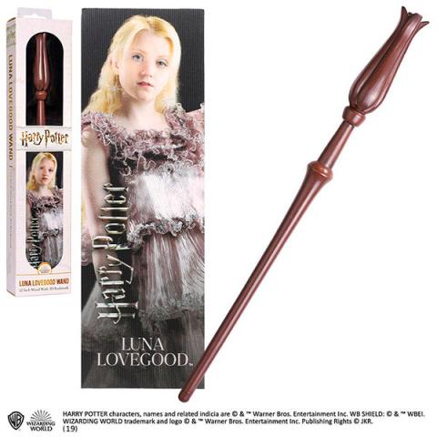 Luna Lovegood PVC Wand with 3D Lenticular Bookmark