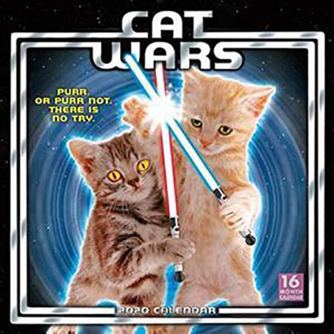 Cat Wars 2020 Wall Calendar