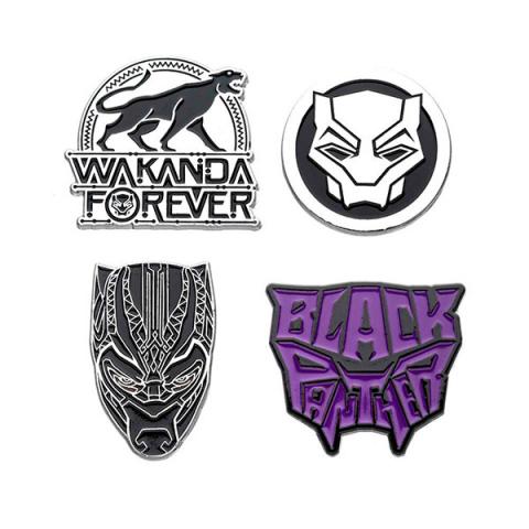 Black Panther Collectors Pins 4-Pack