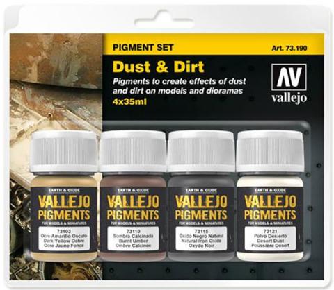 Vallejo Pigment Set - Dust & Dirt