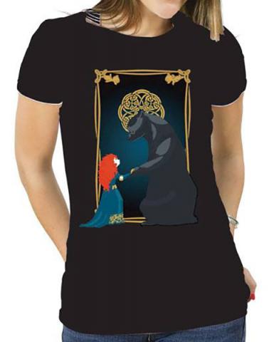 Brave Ladies T-Shirt Merida & Bear