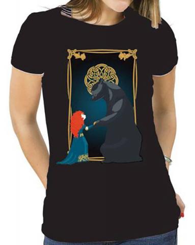 Brave Ladies T-Shirt Merida & Bear