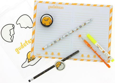 Pens & Notebook 7-Piece Stationery Set