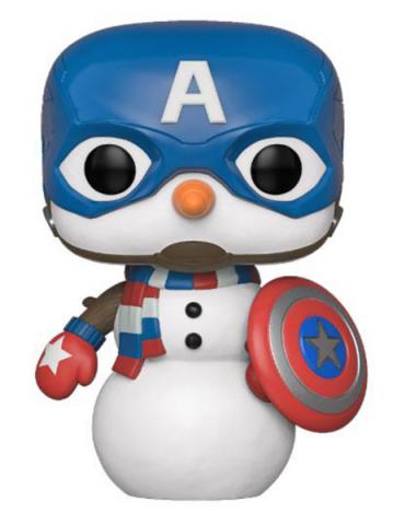 Holiday Captain America Snowman Pop! Vinyl Figure