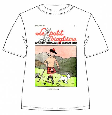 T-Shirt - Vingtième Tintin Kilt XX-Large