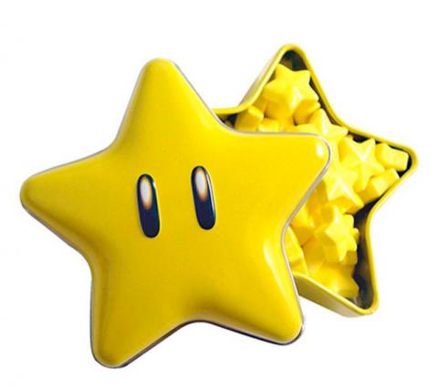 Super Mario Bros Super Star Candies Tins