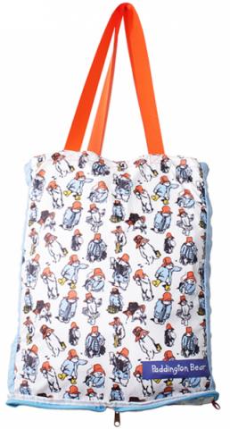 Foldable Shopper Bag Paddington Pattern