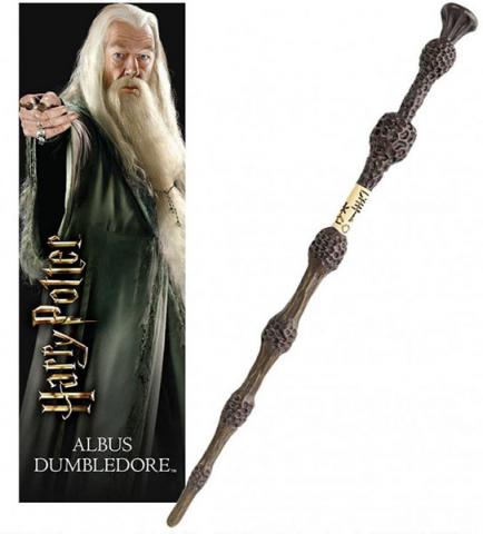 Albus Dumbledore PVC Wand with 3D Lenticular Bookmark