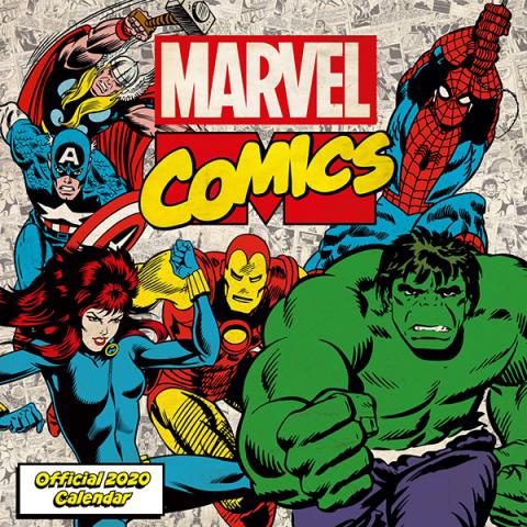 Marvel Retro Classic 2020 Wall Calendar