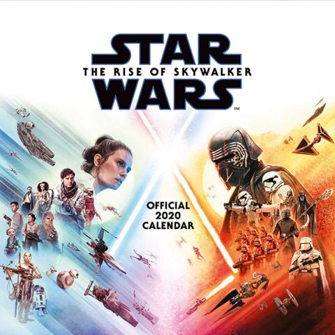 Star Wars The Rise of Skywalker 2020 Wall Calendar