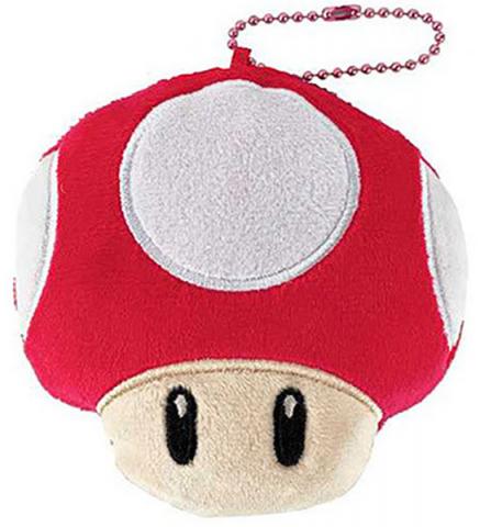 Super Mario Die-cut Coin Case Mushroom