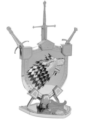 MetalEarth House Stark Sigil 3D Metal Model Kit