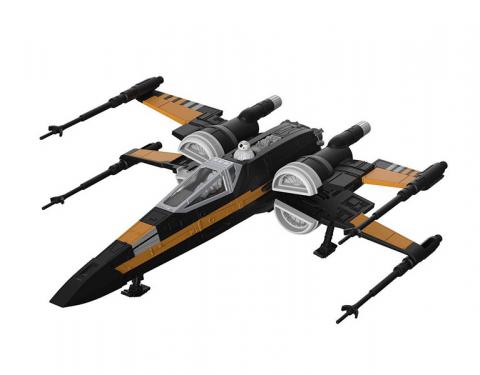 Model Kit with Sound & Light Up Poe's Boosted X-Wing Fighter Model Kit with Sound & Light Up Poe's Boosted X-Wing Fighter