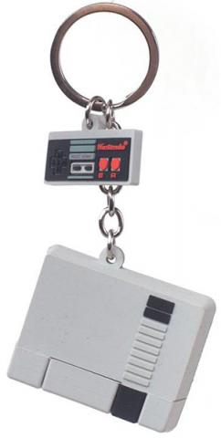 Rubber Keychain NES 3D