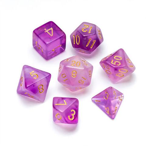 Nebula Purple - Numbers: Gold