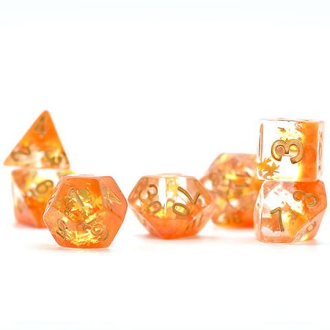 Season Dice Autumn Leaves (set of 7 dice)