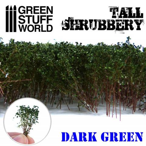 Tall Shrubbery - Dark Green