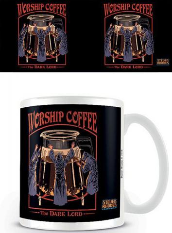Steven Rhodes Mug Worship Coffee