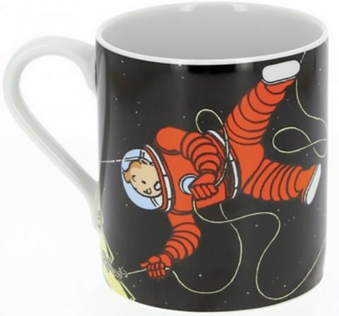 Mugg - Tintin & Haddock i rymden.