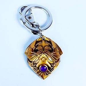 Warhammer Keychain: Metal Custodian Shoulder Plate Warhammer Keychain: Metal Custodian Shoulder Plate