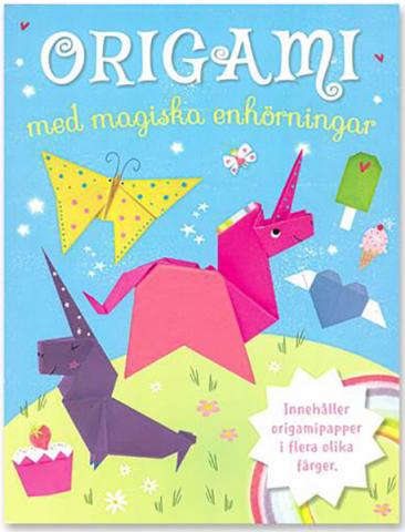 Origami med magiska enhörningar