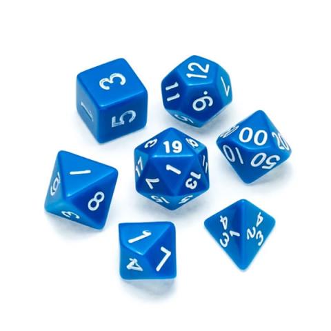 Opaque Series: Blue - Numbers: White Opaque Series: Blue - Numbers: White