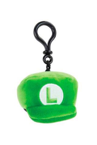 Mario Kart Mocchi-Mocchi Clip On Plush Hanger Luigi Hat 10 cm