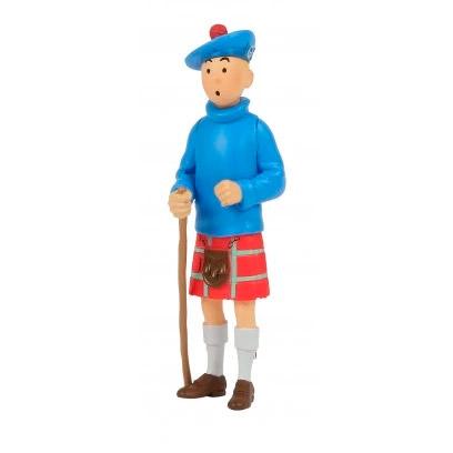 Liten figur - Tintin med kilt