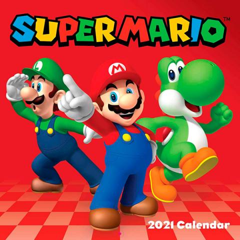 Super Mario 2021 Wall Calendar