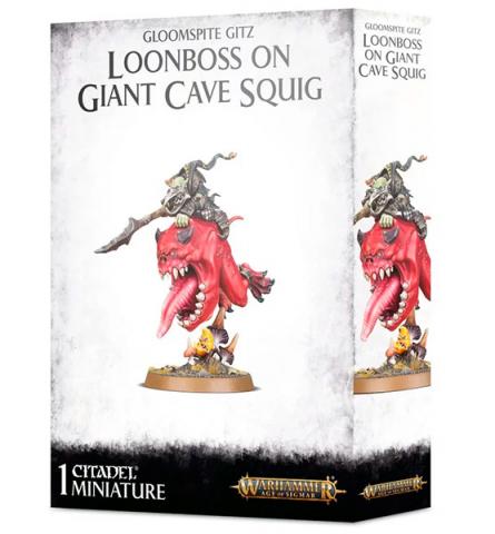 Loonboss on giant Cave Squig Loonboss on giant Cave Squig