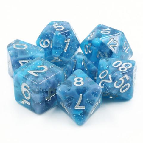 Sapphire Haze (set of 7 dice)