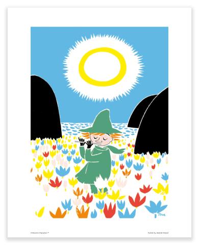 Moomin Mini Poster - Snusmumriken på äng