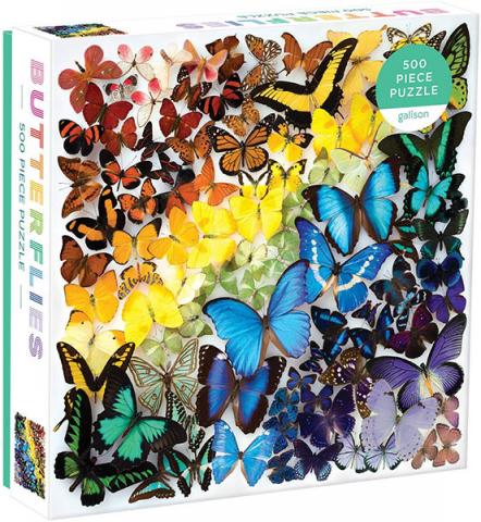 Rainbow Butterflies 500 piece puzzle