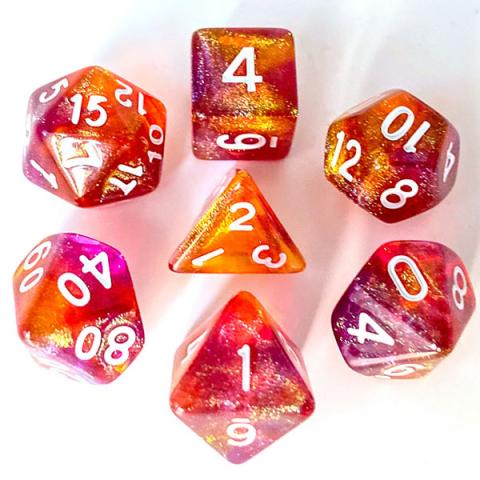 The Element of Fire (set of 7 dice)