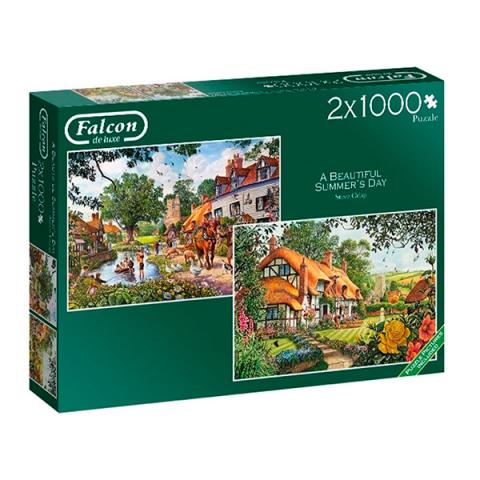 A Beautiful Summer's Day (2x1000 pieces)