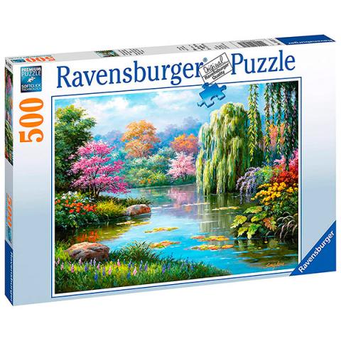 Romance at the Pond (500 pieces)