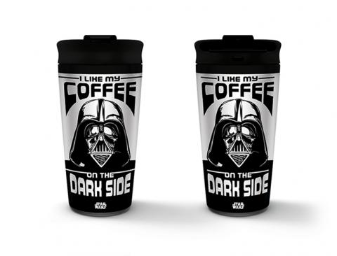 Metal Travel Mug I Like my Coffee on the Dark Side
