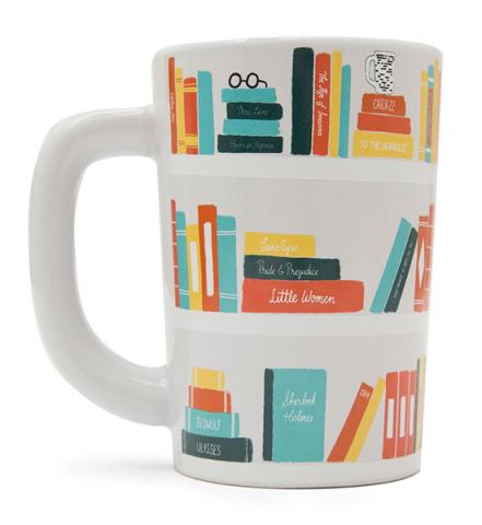 Bookshelf Mug